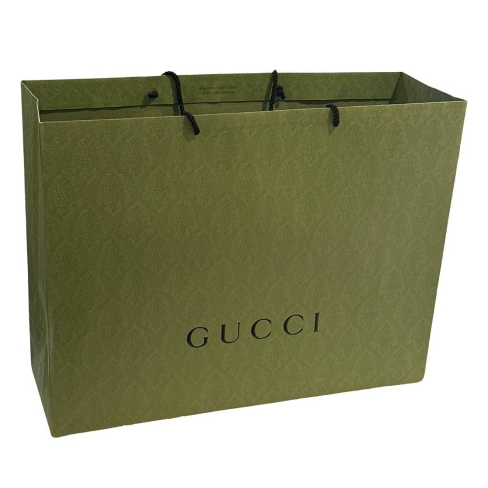 GUCCI: Large authentic Gift Bag 🛍️  Approx: 23” x 17” x 8”